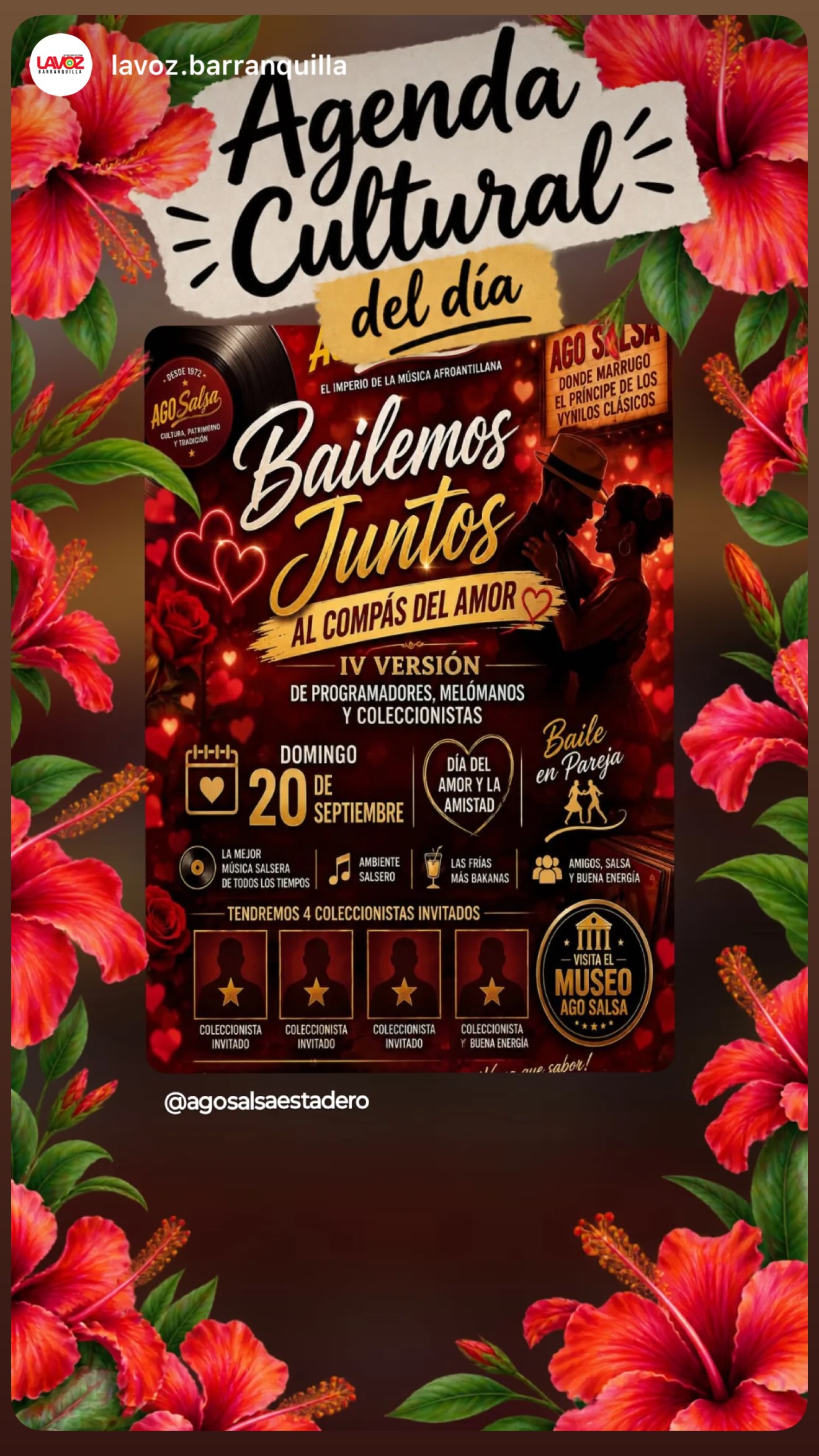 DESDE 1972 AGO Salsa CULTURA, PATRIMBINO Y TRADICION